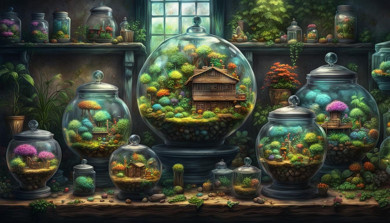 Terrariums Terrificum: Moody Graffiti Art in HDR