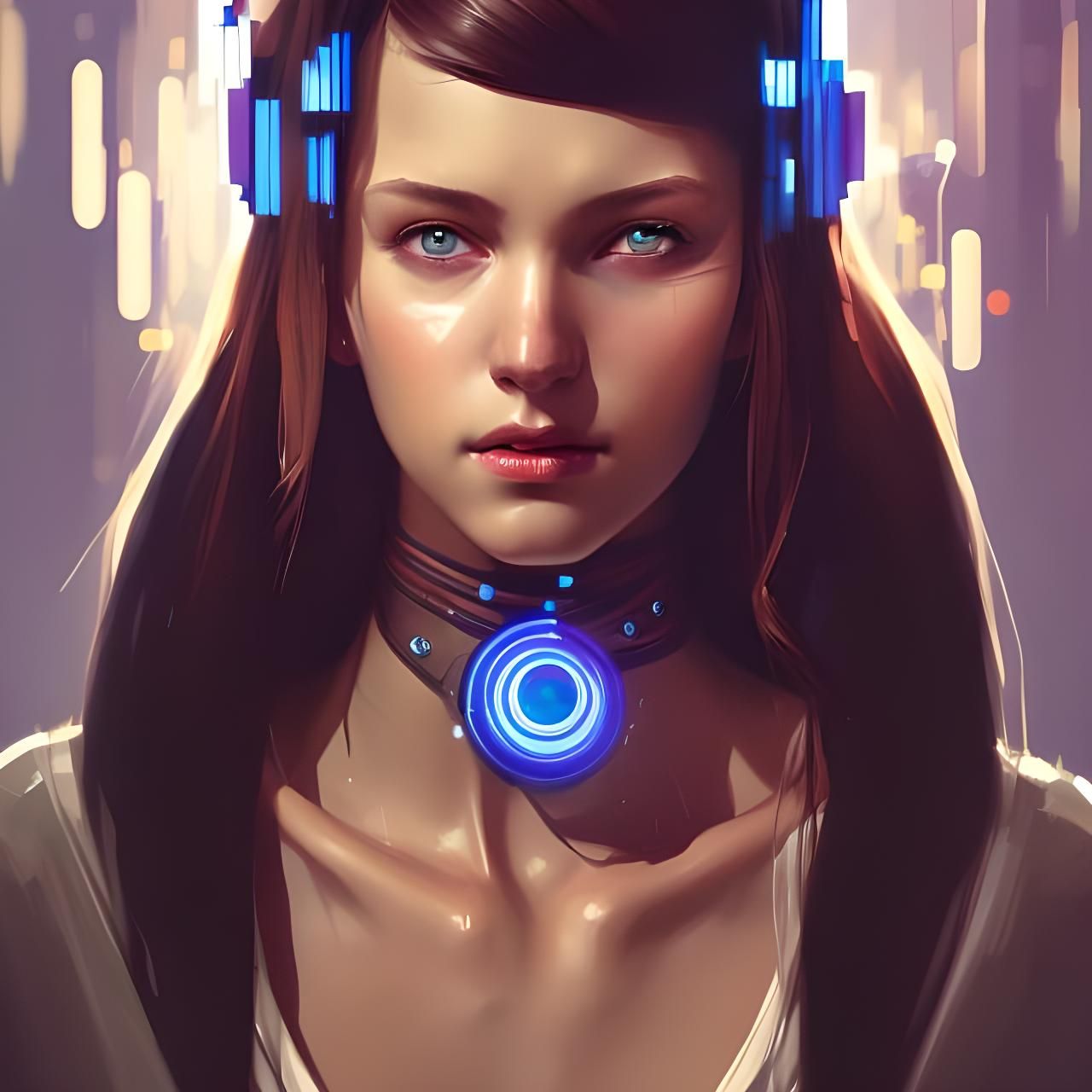Cyberpunk girl