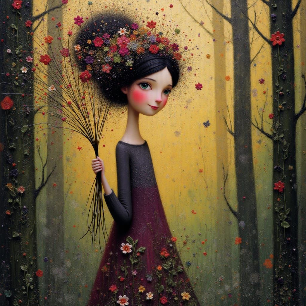 Fantastical Matte Painting in Complementary Colors