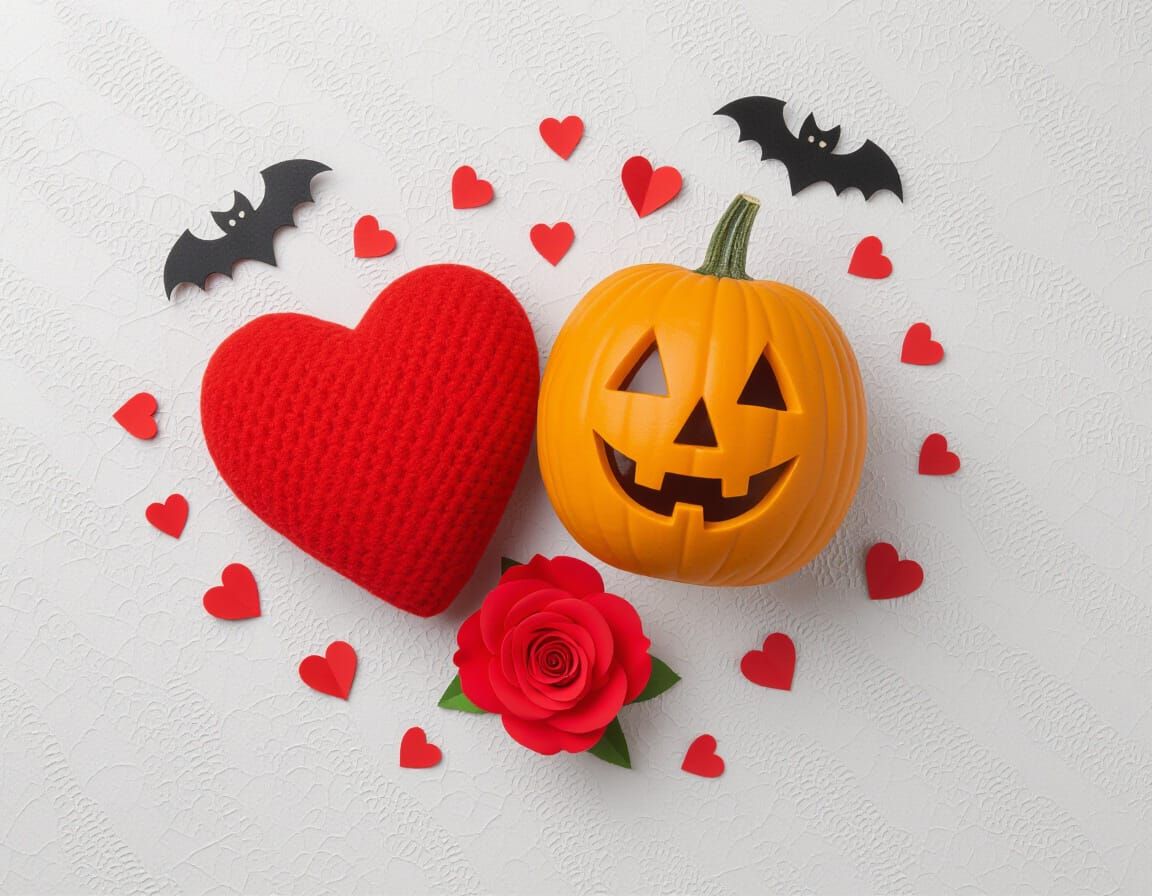 Spooky Valentine's Day Fusion Art