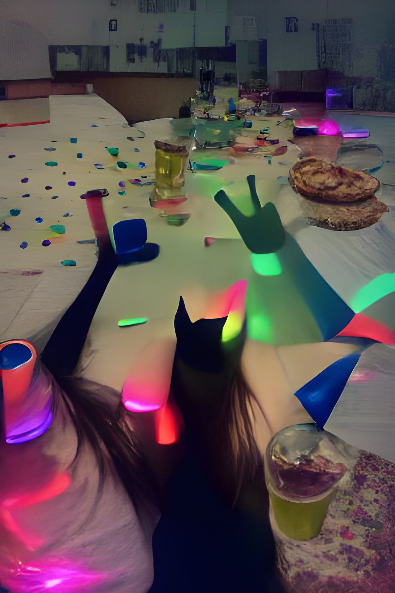 AI Generated Image of a Party Scene