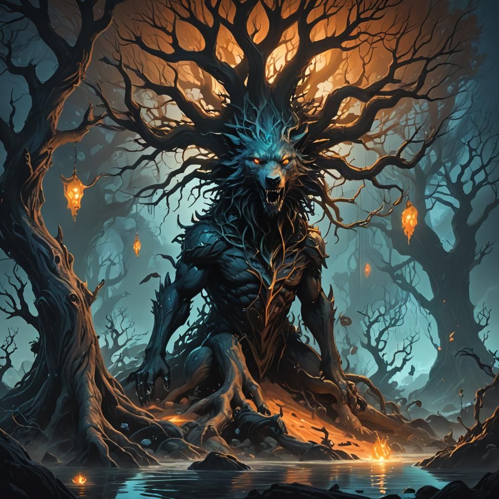 Wolves Photobomb the Tyrant of Aboleths