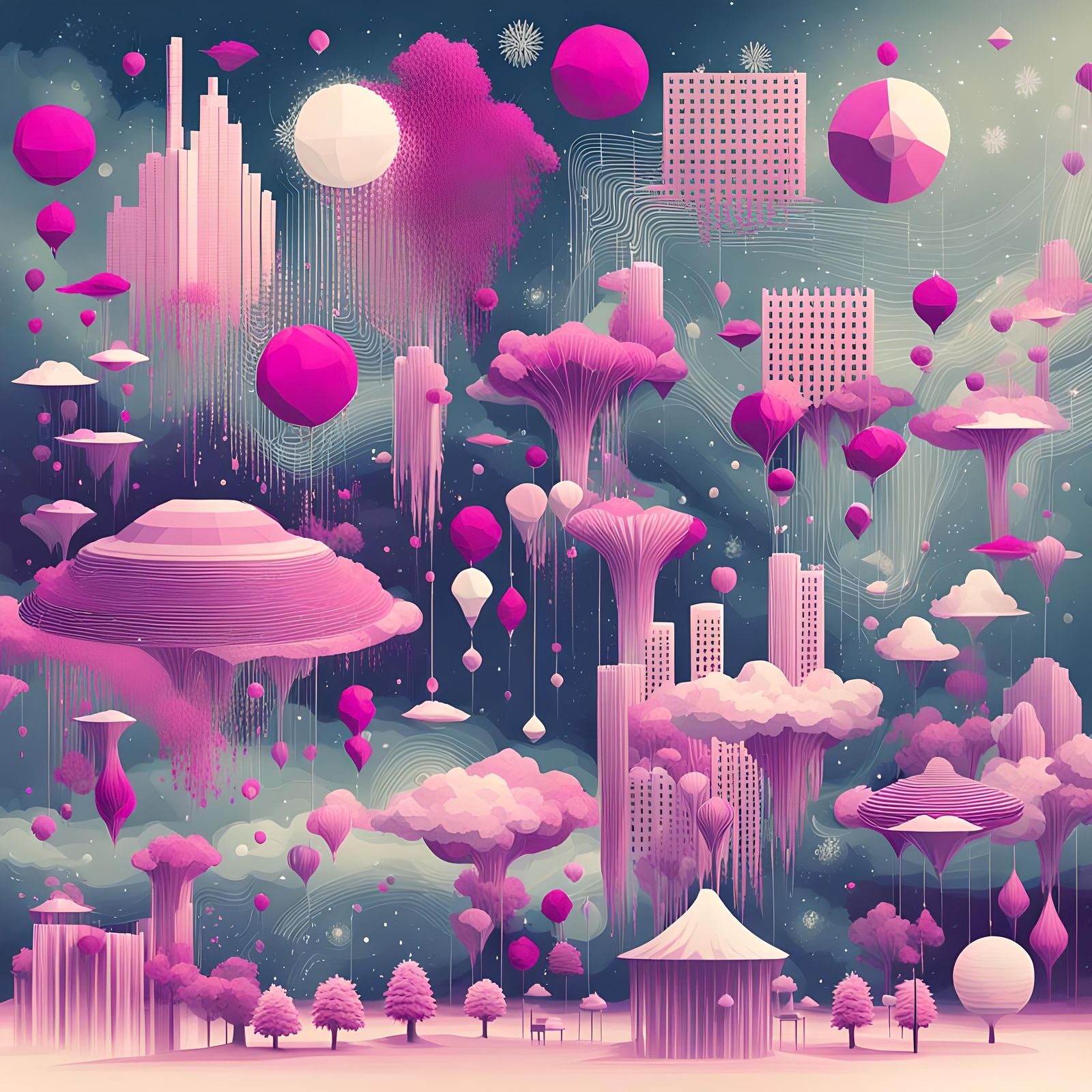 Bayesian probabilistic hallucinations