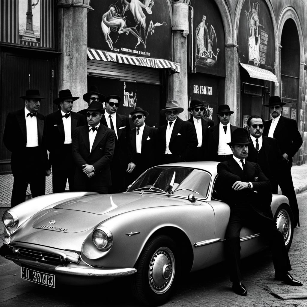 Italian Mafia: A Stylized Depiction