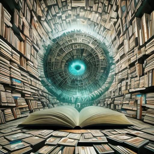 Open Book Comes to Life: Surreal Artwork