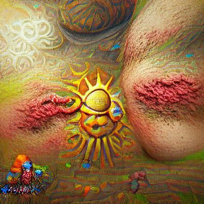 Sunburned Tomato: Psychedelic Renaissance Steampunk Painting