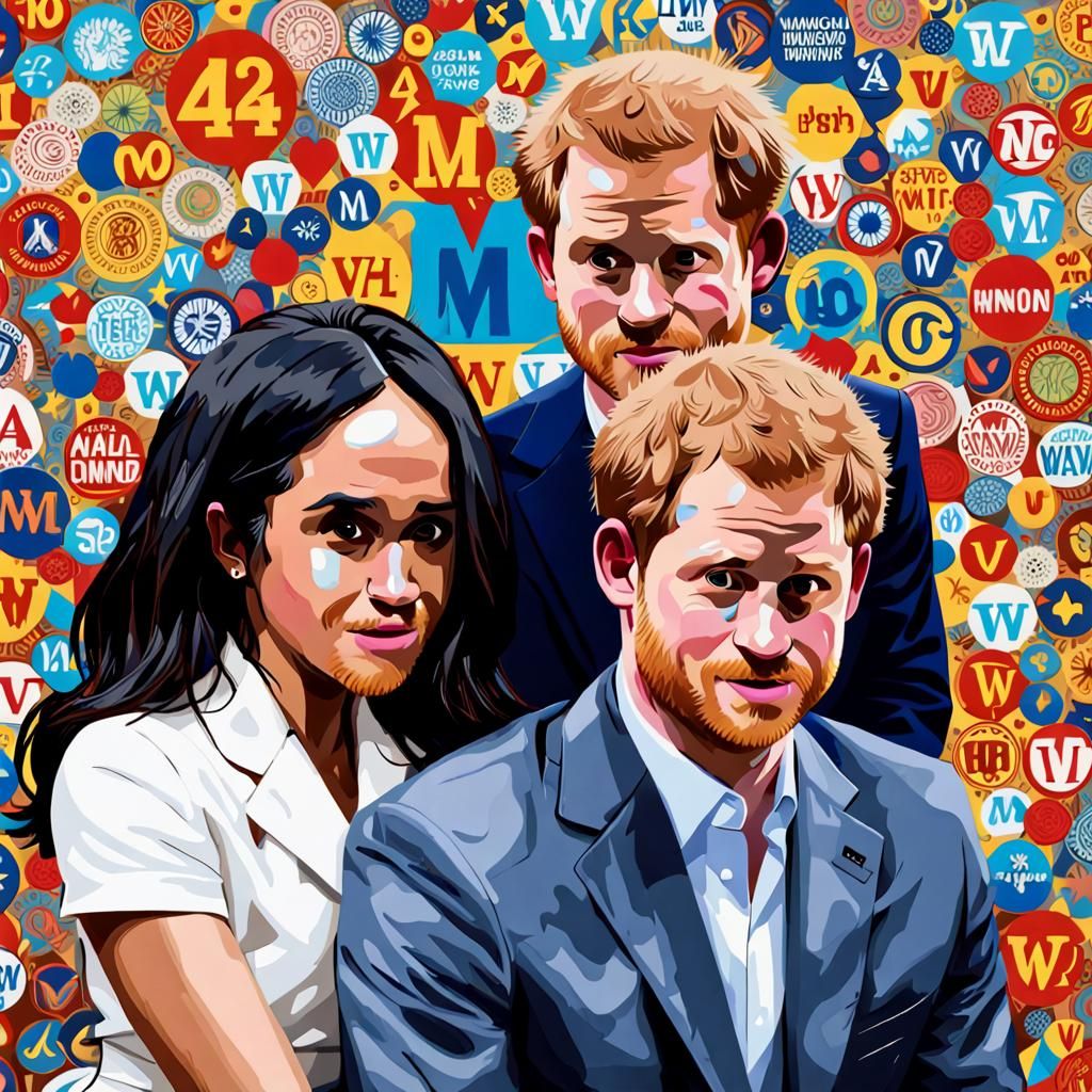 Meghan and Harry's Millionaire Life in Pop Art