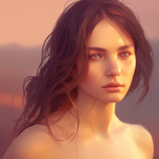 Desert Starlet Portrait in Hyperdetailed Style