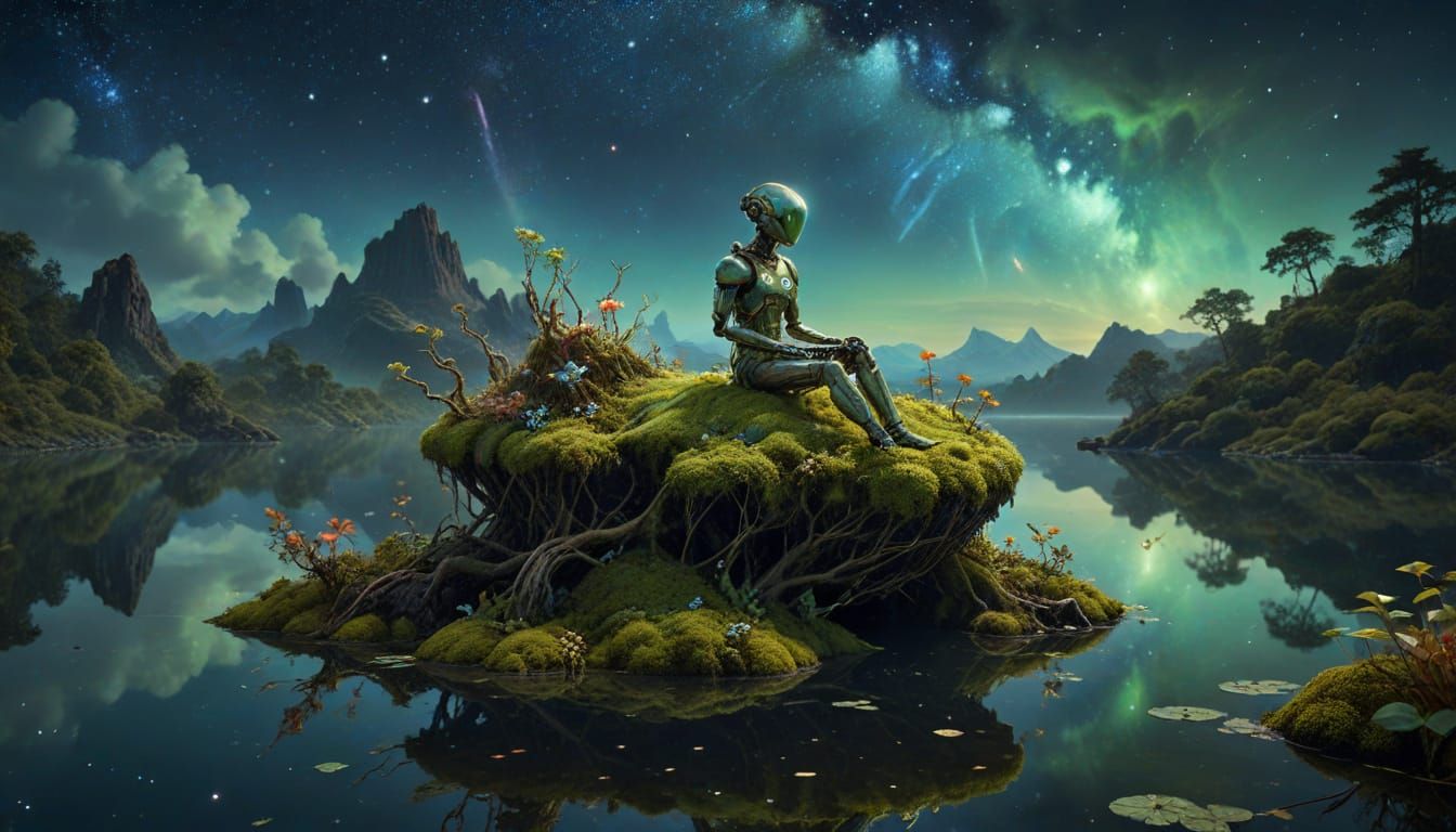 Automaton by Nebula Lake in Ethereal Fantasy Style