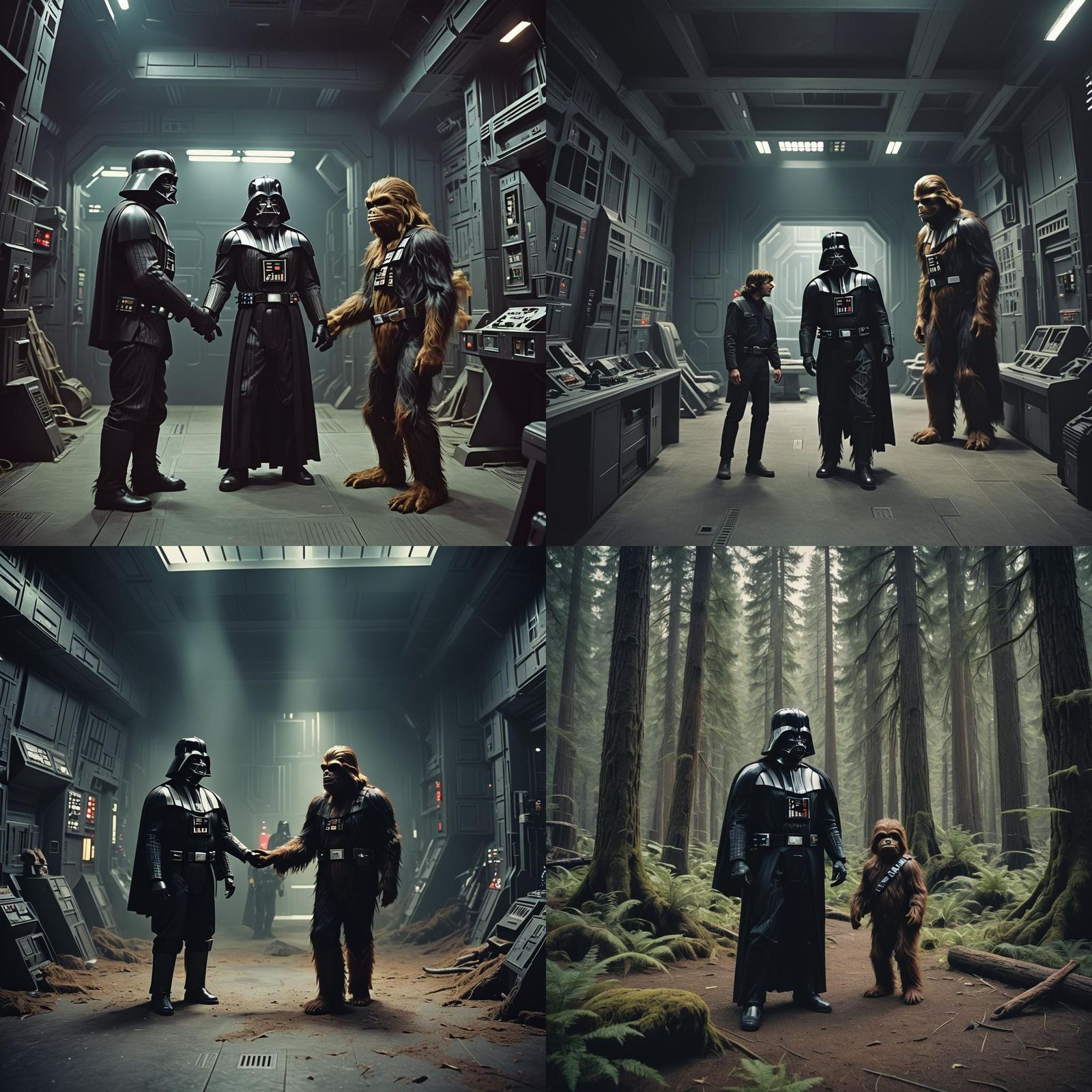 Darth Vader and Bigfoot: Cinematic Encounter