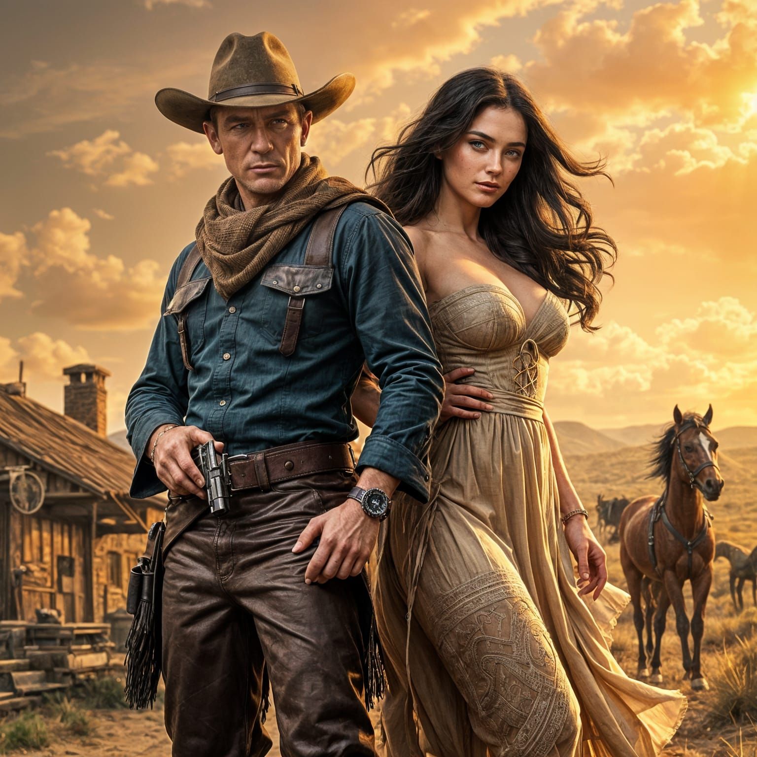 James Bond in a Wild West Fantasy