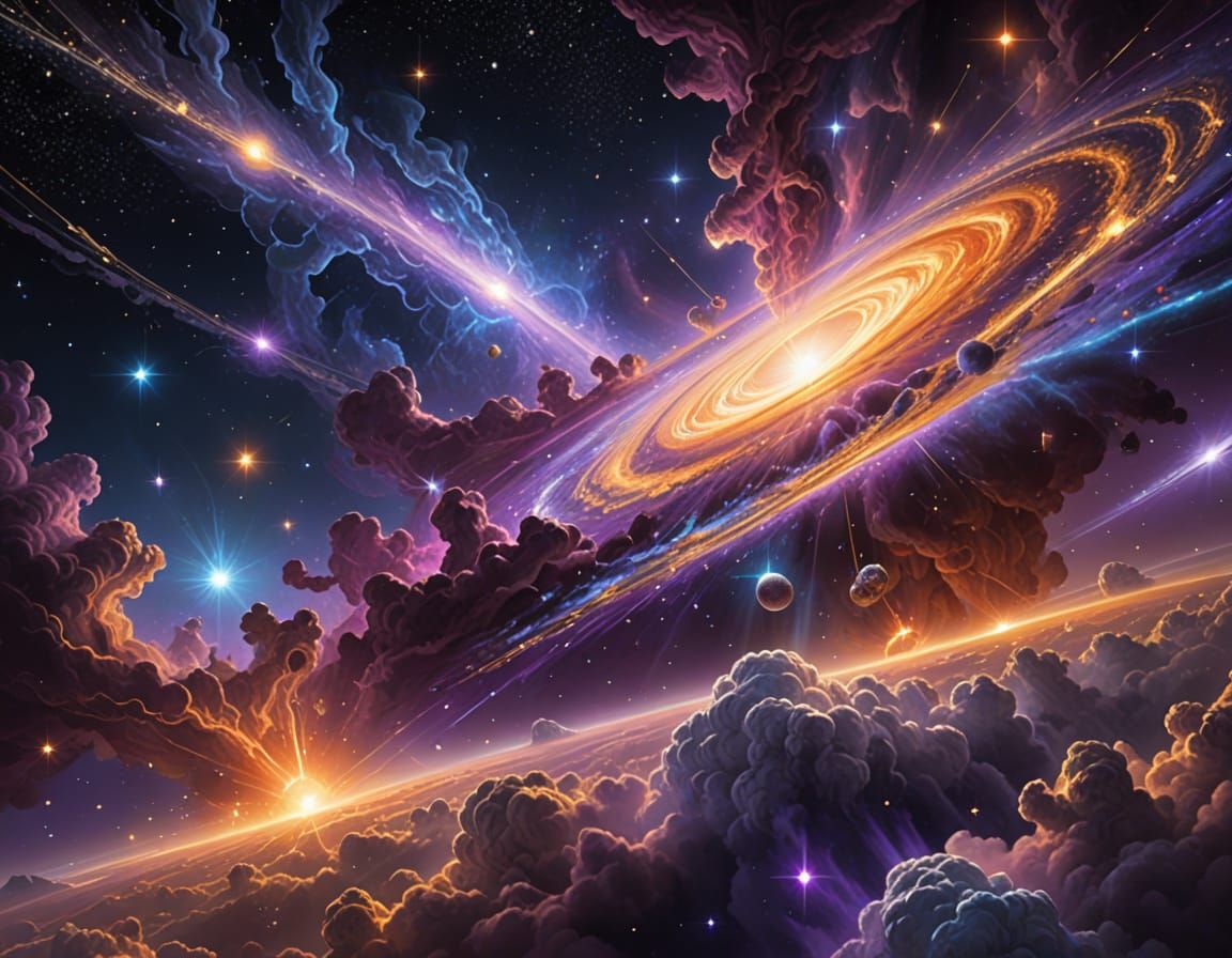 Cosmic Event Horizon with Molecular Network