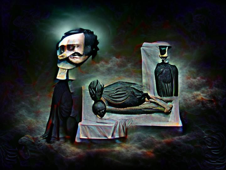 Solemn Surreal Burial Effigy