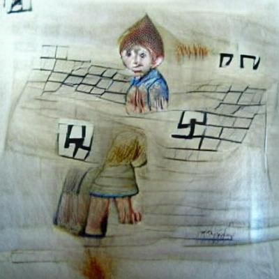 Child's Drawing from the Holocaust Era
