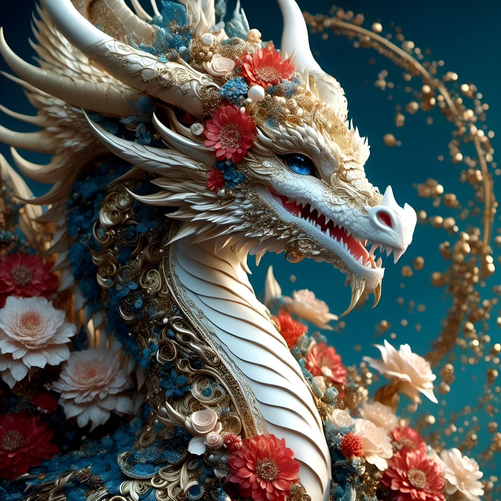 Flower Dragon