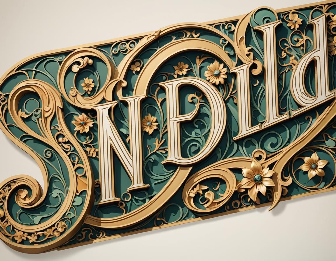 Sin Semilla Logo in Art Nouveau Style