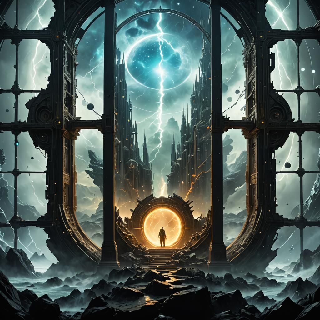 Cosmic Stargate to Another World in Hyperdetail