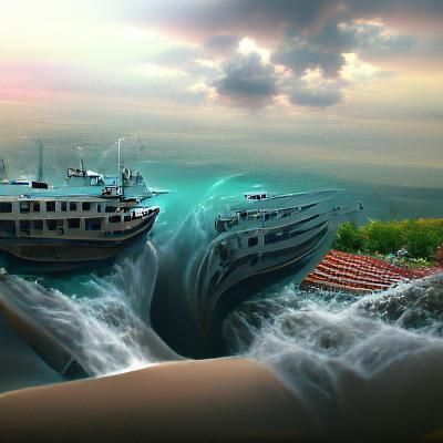 Submechanophobia: A Matte Painting of Submerged Objects