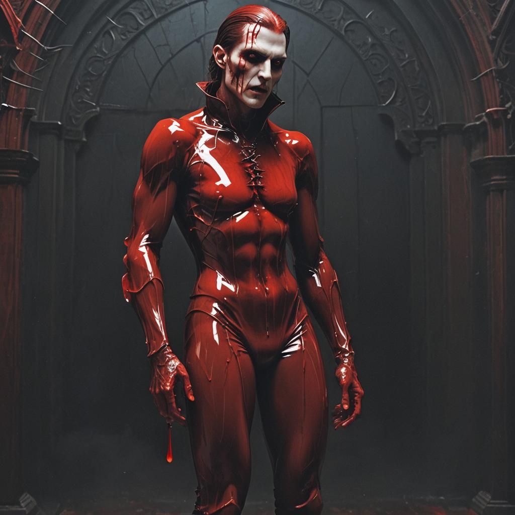 Gothic Sci-Fi Male with Copper Tones