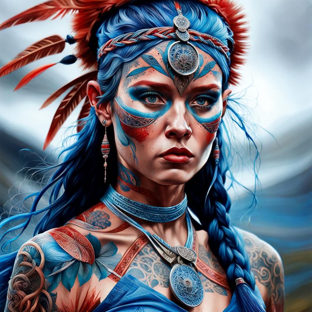 A Pictish warrior woman