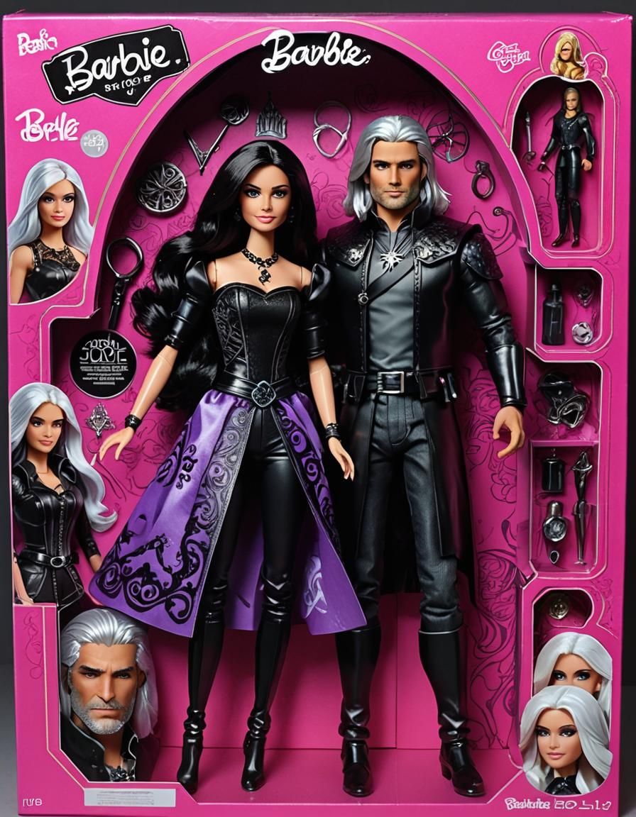 The Witcher Barbie & Ken Doll Set