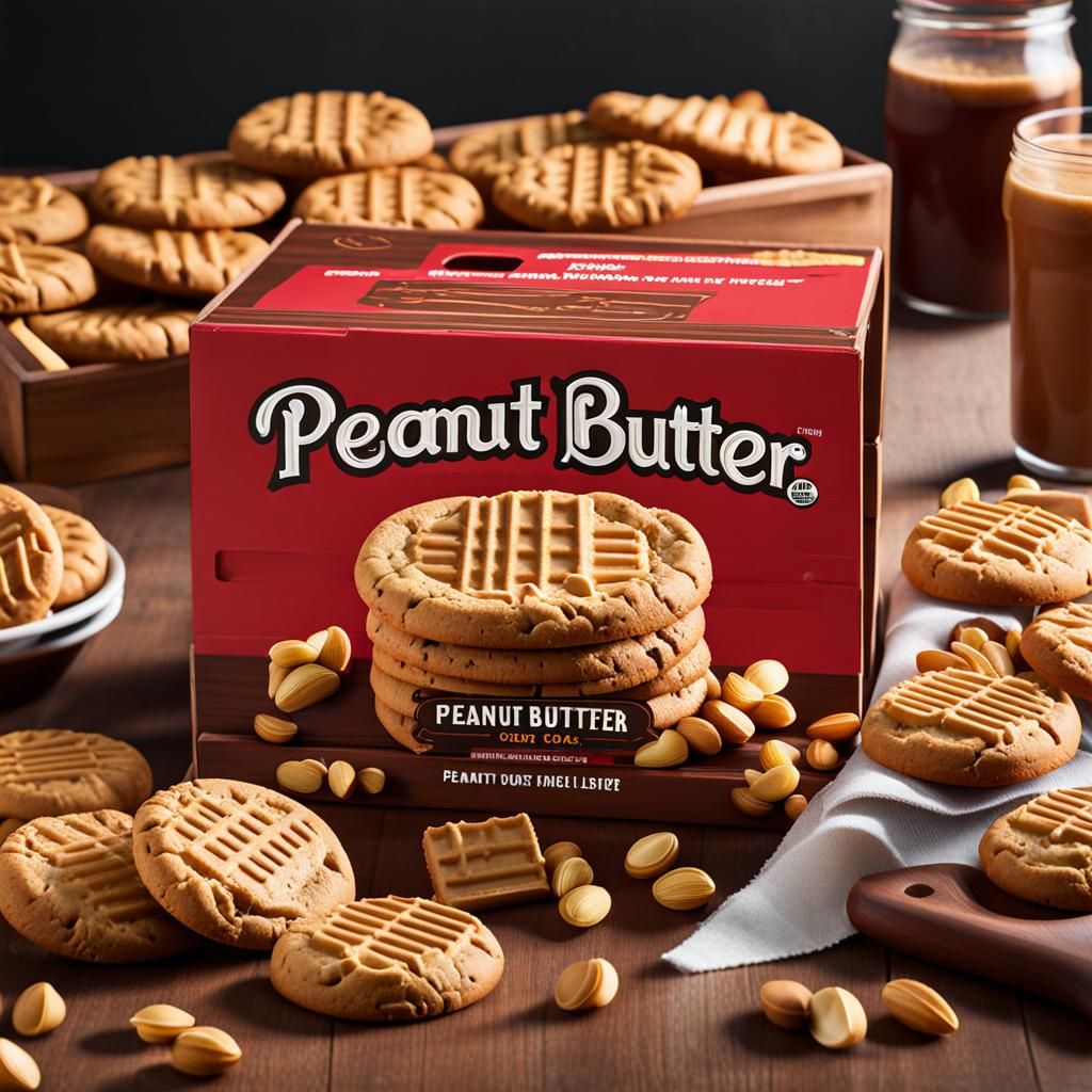 Peanut Butter Cookie Crate Product Marketing Visual