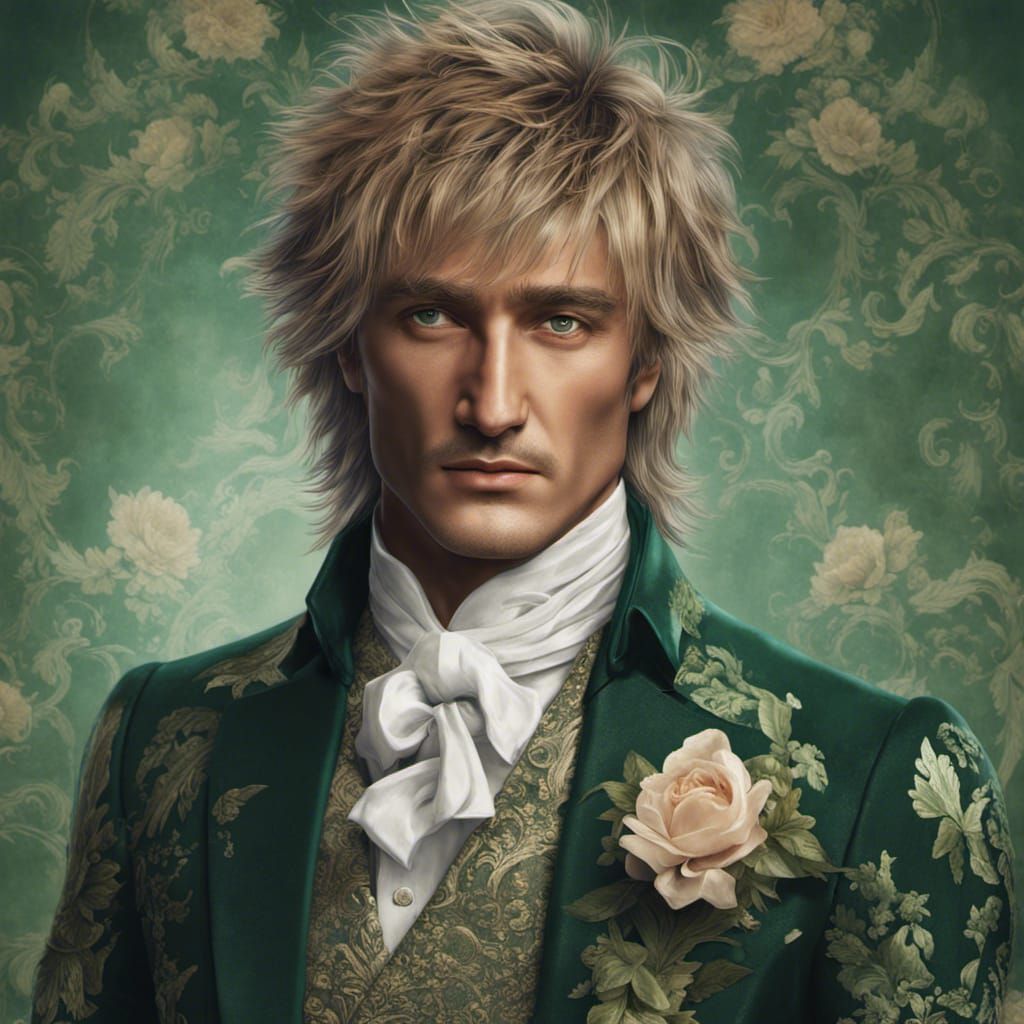 Iconic young Rod Stewart