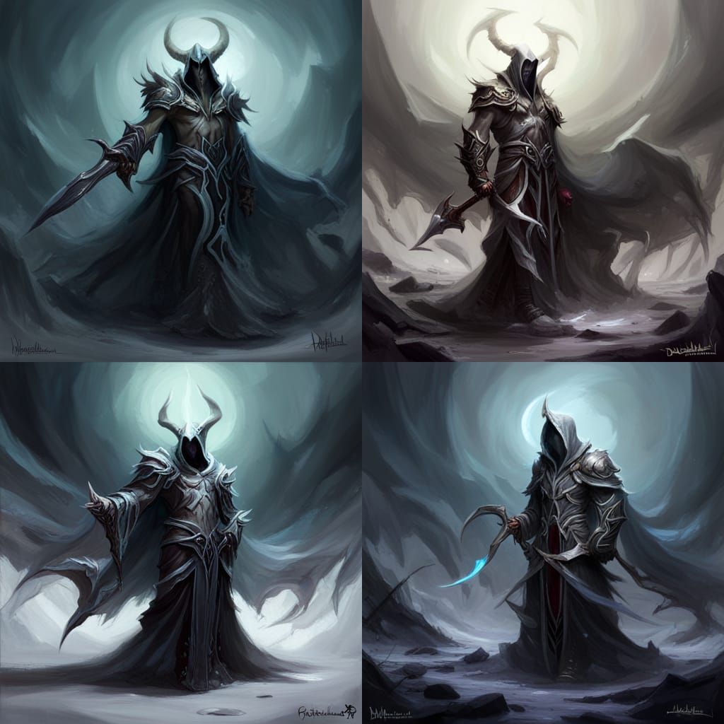 Sinister Malthael from Diablo 3