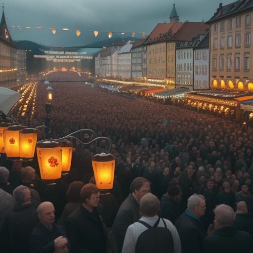 Oktoberfest Celebration in Munich: Cinematic HDR Photography