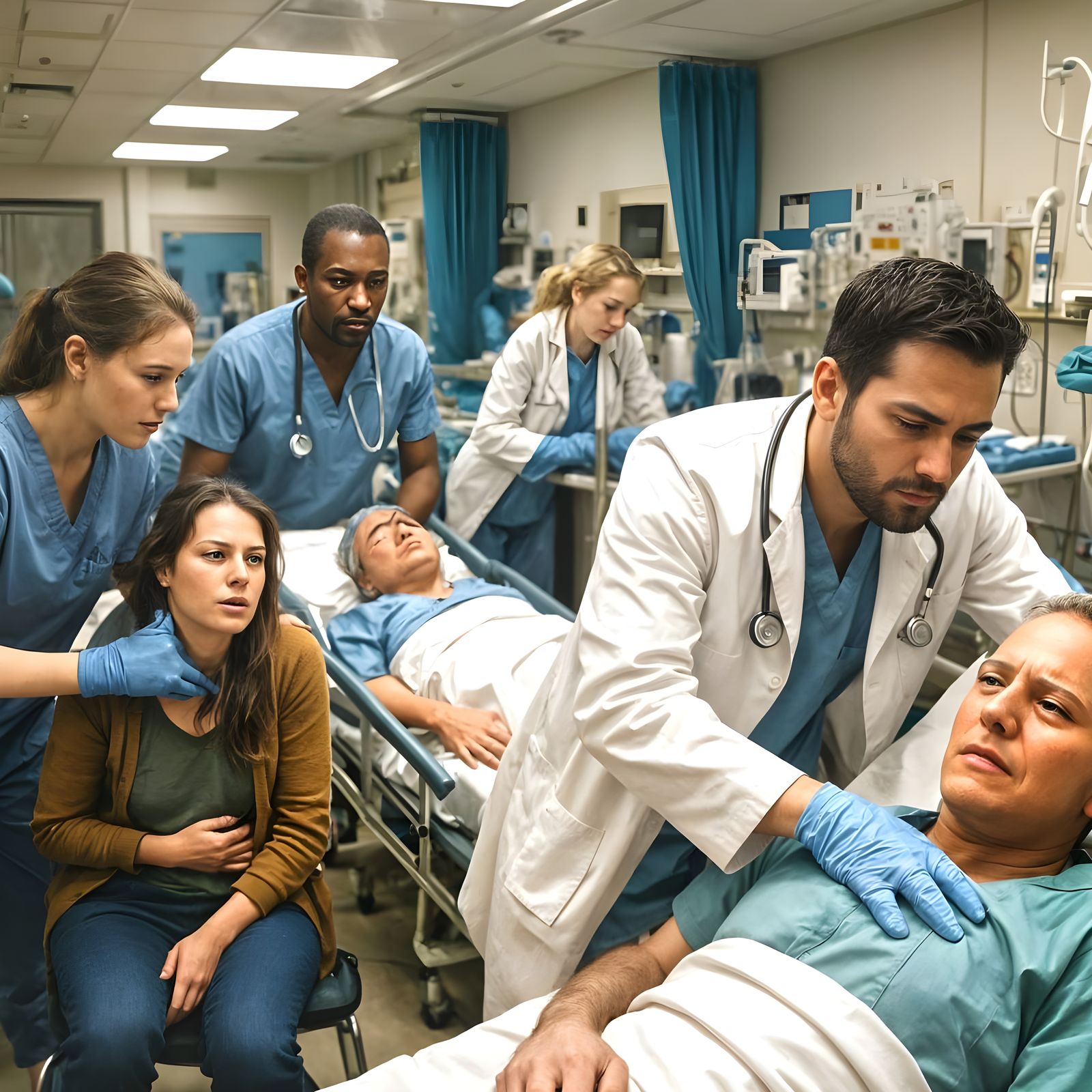 Hectic emergency room
