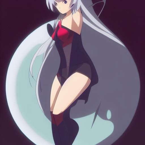 Curvaceous Space Woman in Anime Style