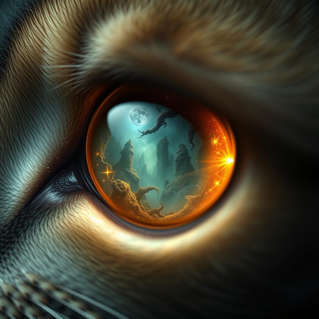 Whiskered Portal to a Fantasy Realm