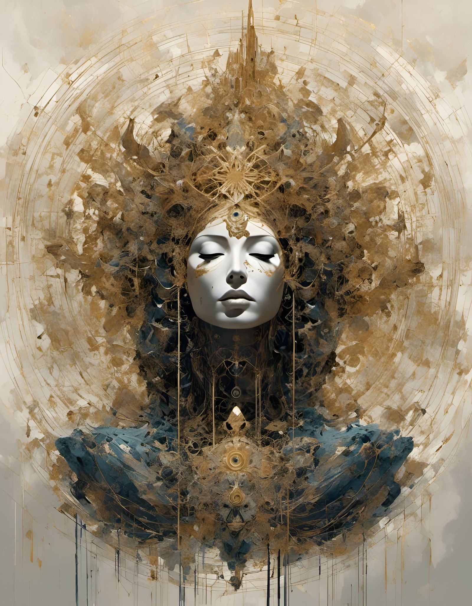 Divine Entity Embodiment of Wisdom and Balance