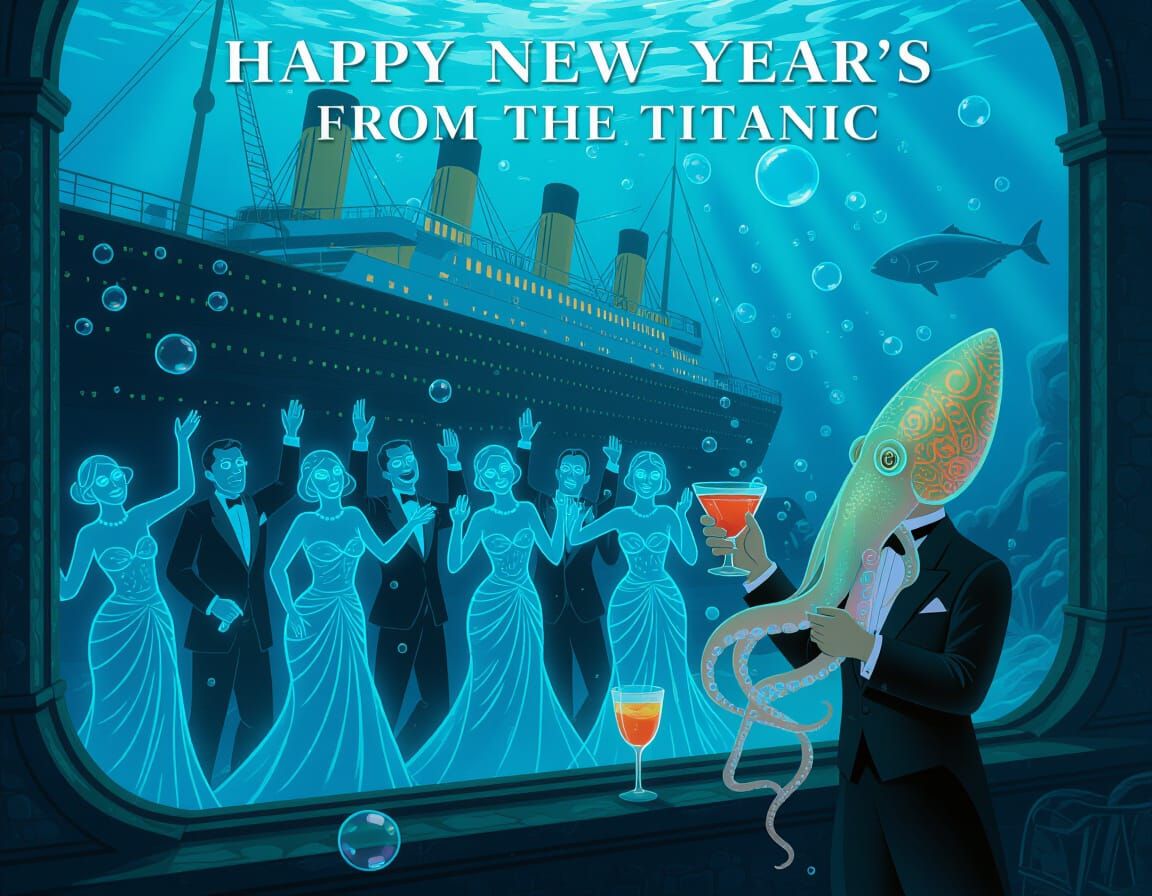 Titanic Atlantis Party: Ghosts Dance in Sunken Ruins