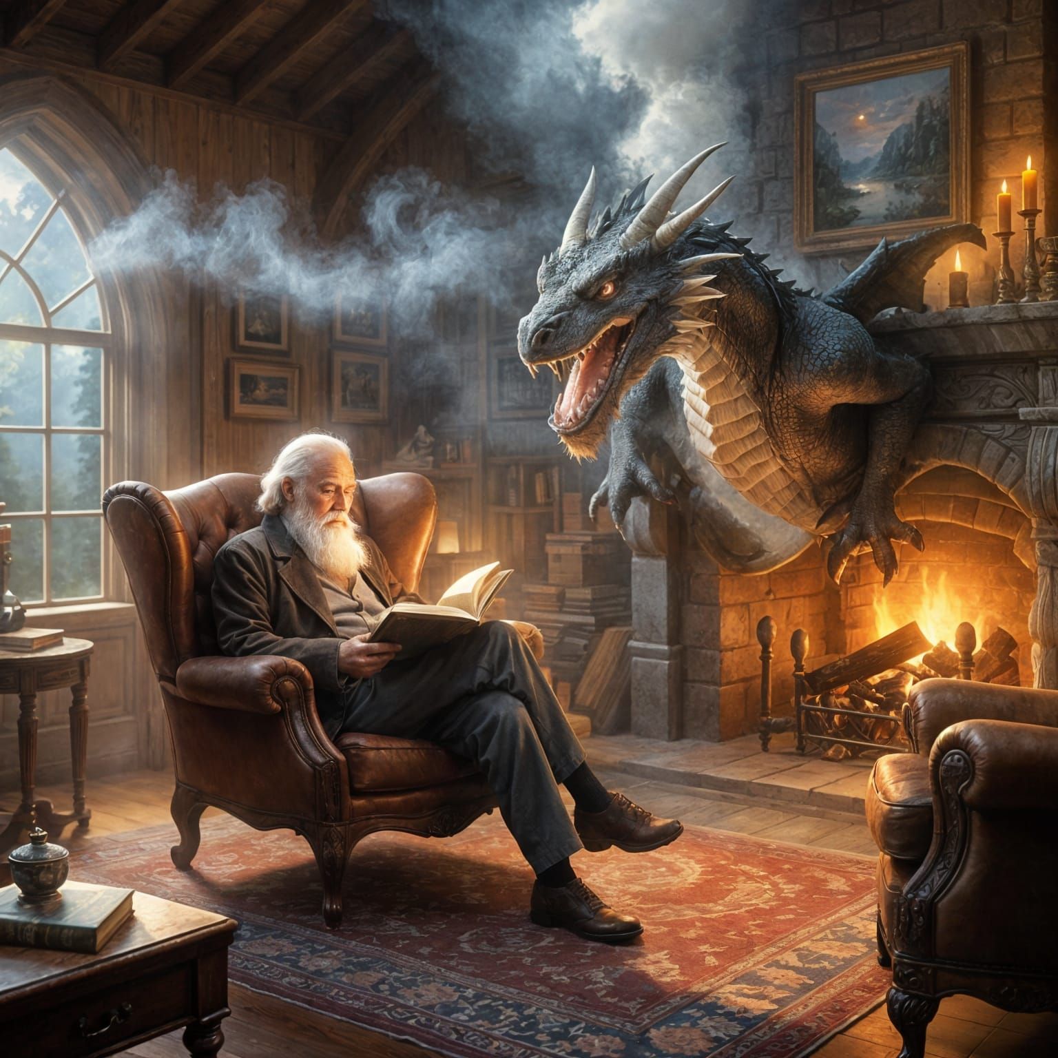 A good book comes to life...