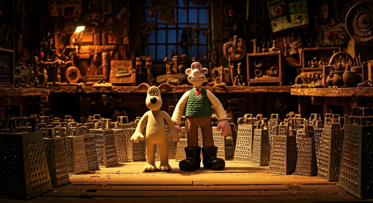 “No cheese Gromit”