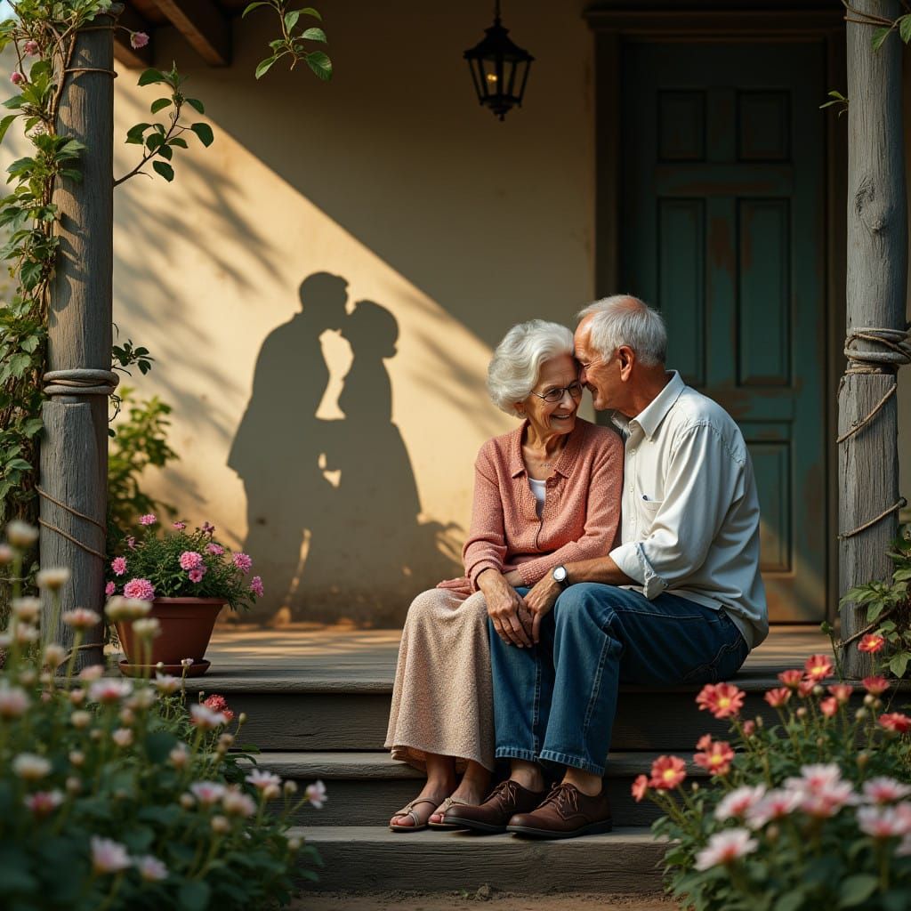 Enduring Love on a Rustic Porch