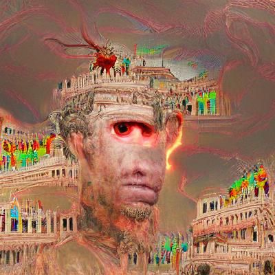 Man Tormented by Demons in Ancient Rome