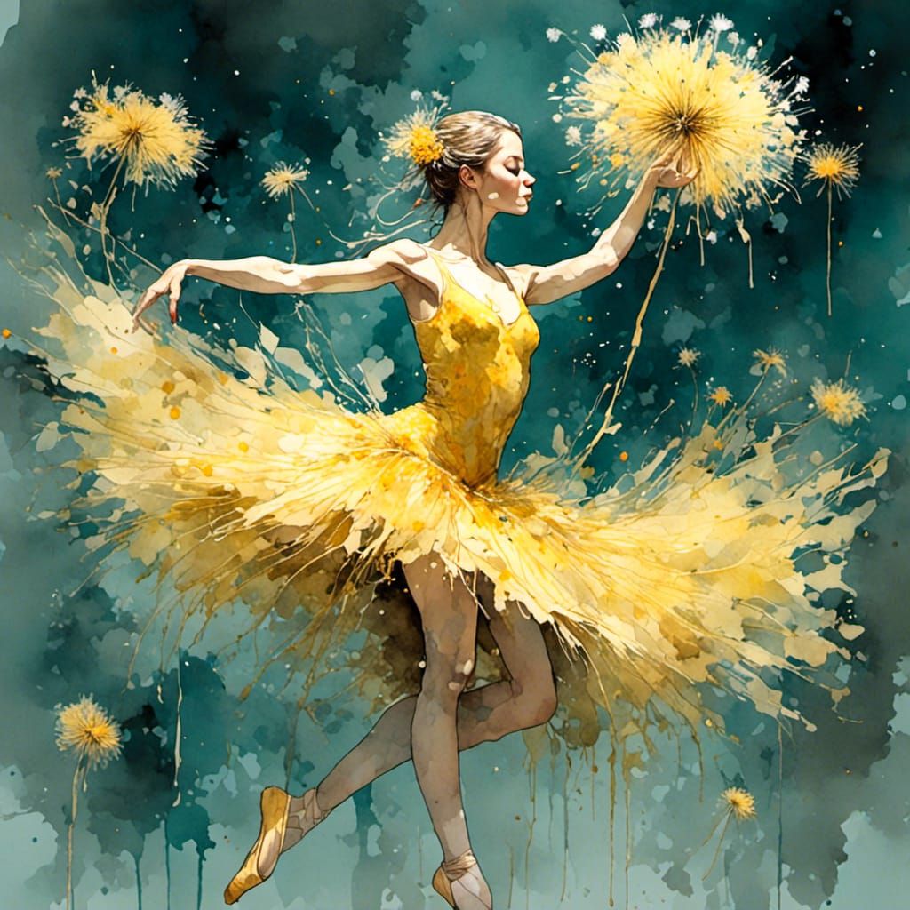 Dandelion Ballerina in Chromaflow Style