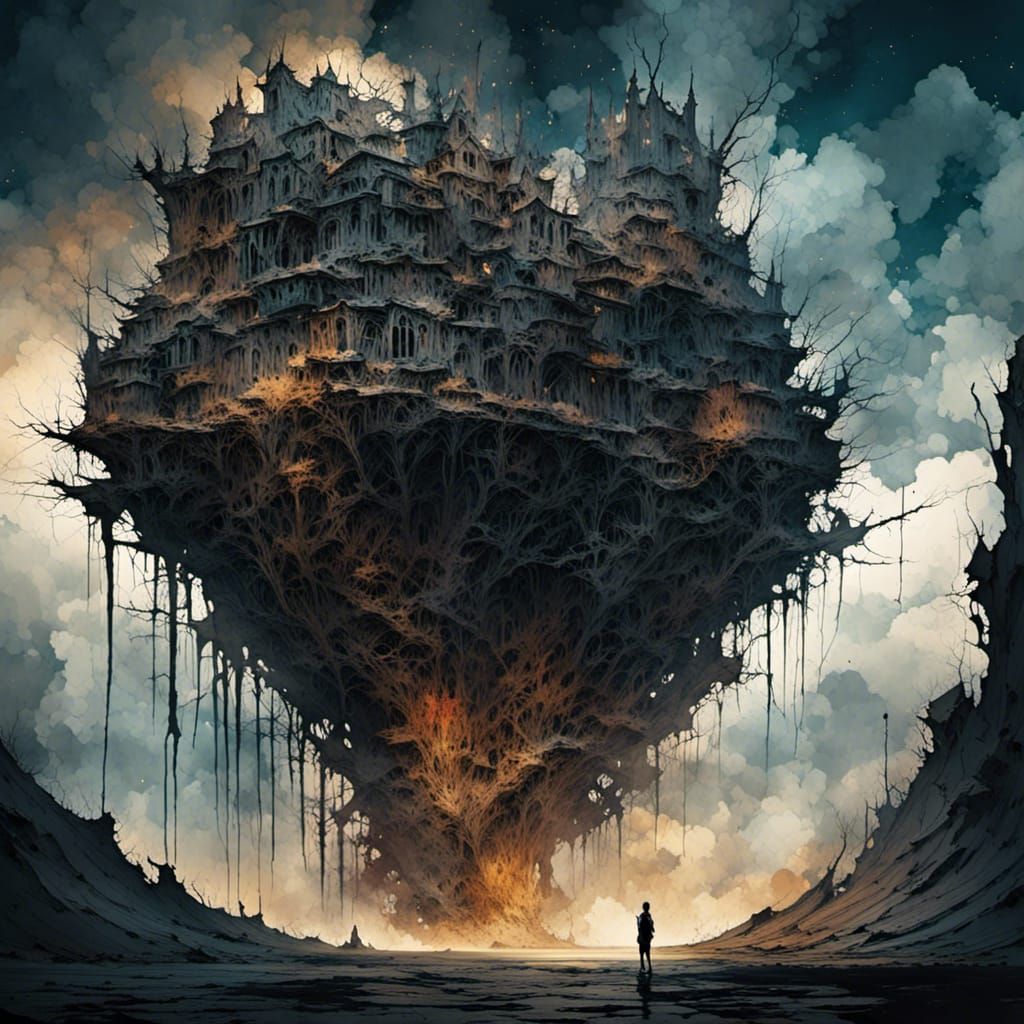 Anime Key Visual with Intricate Mech Details