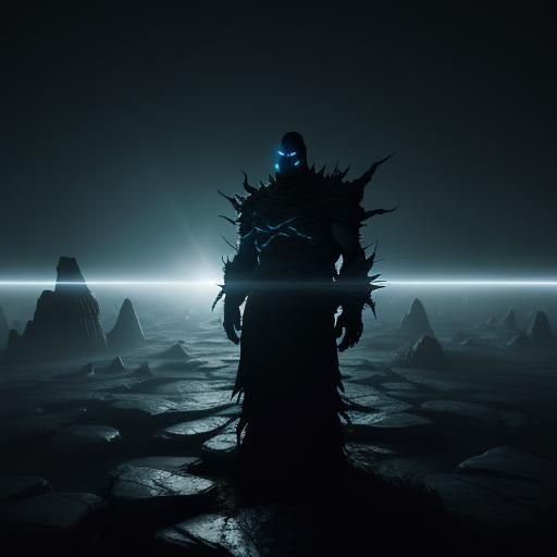 Void Titan: Dark Fantasy Concept Art