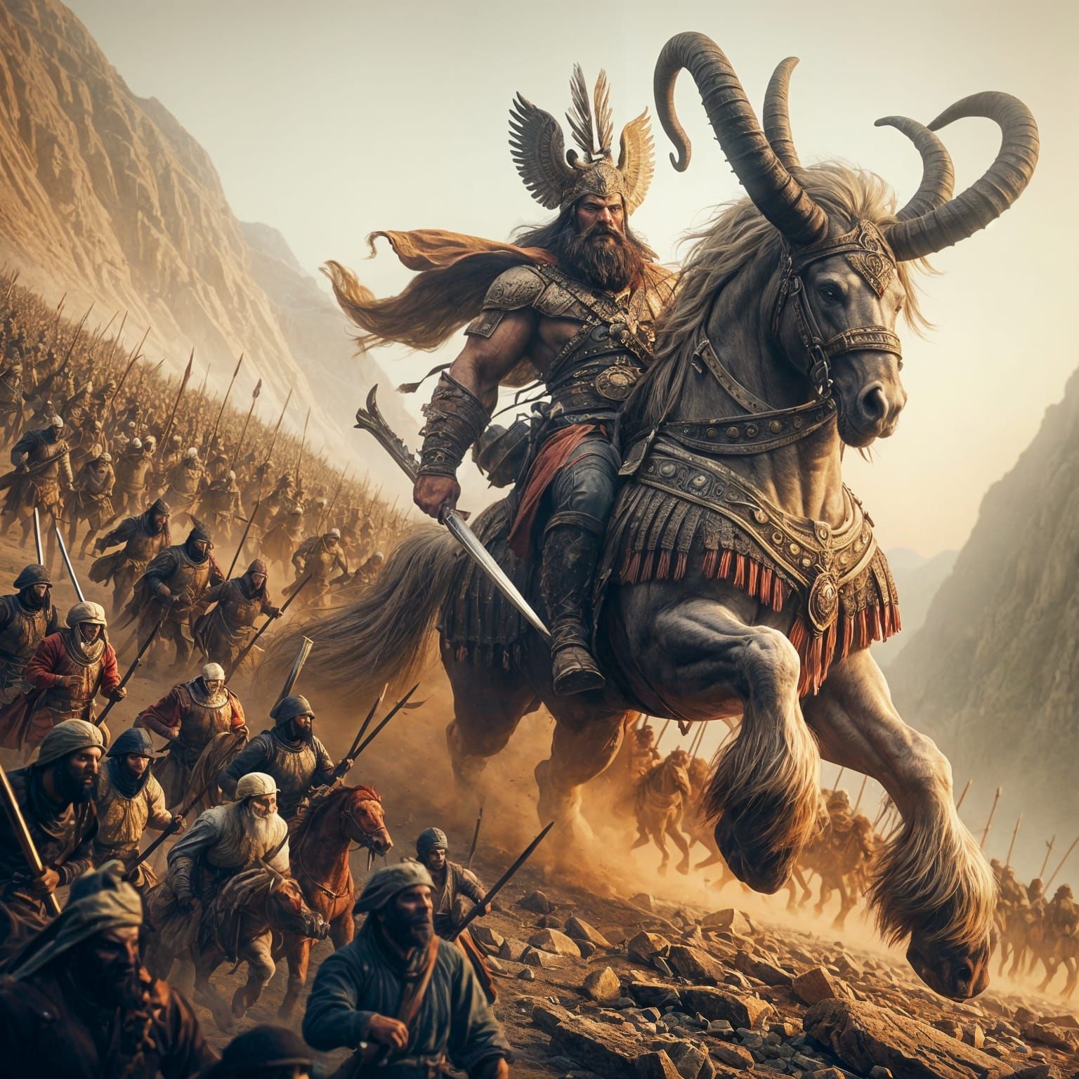 Legendary Warrior Dhul-Qarnayn Commands Epic Battle in 19th...