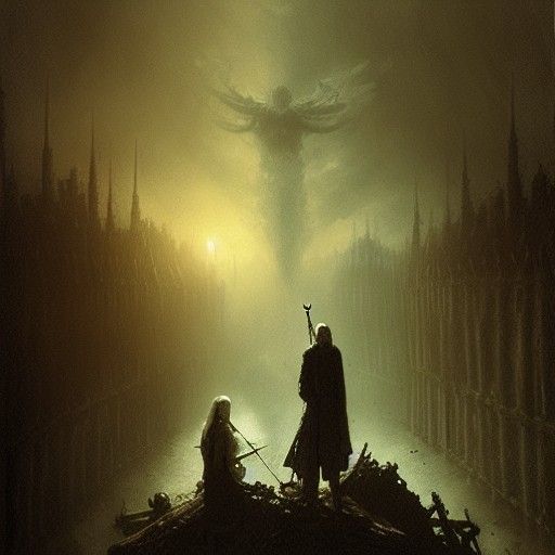 The Witcher: A Gothic Horror Illustration