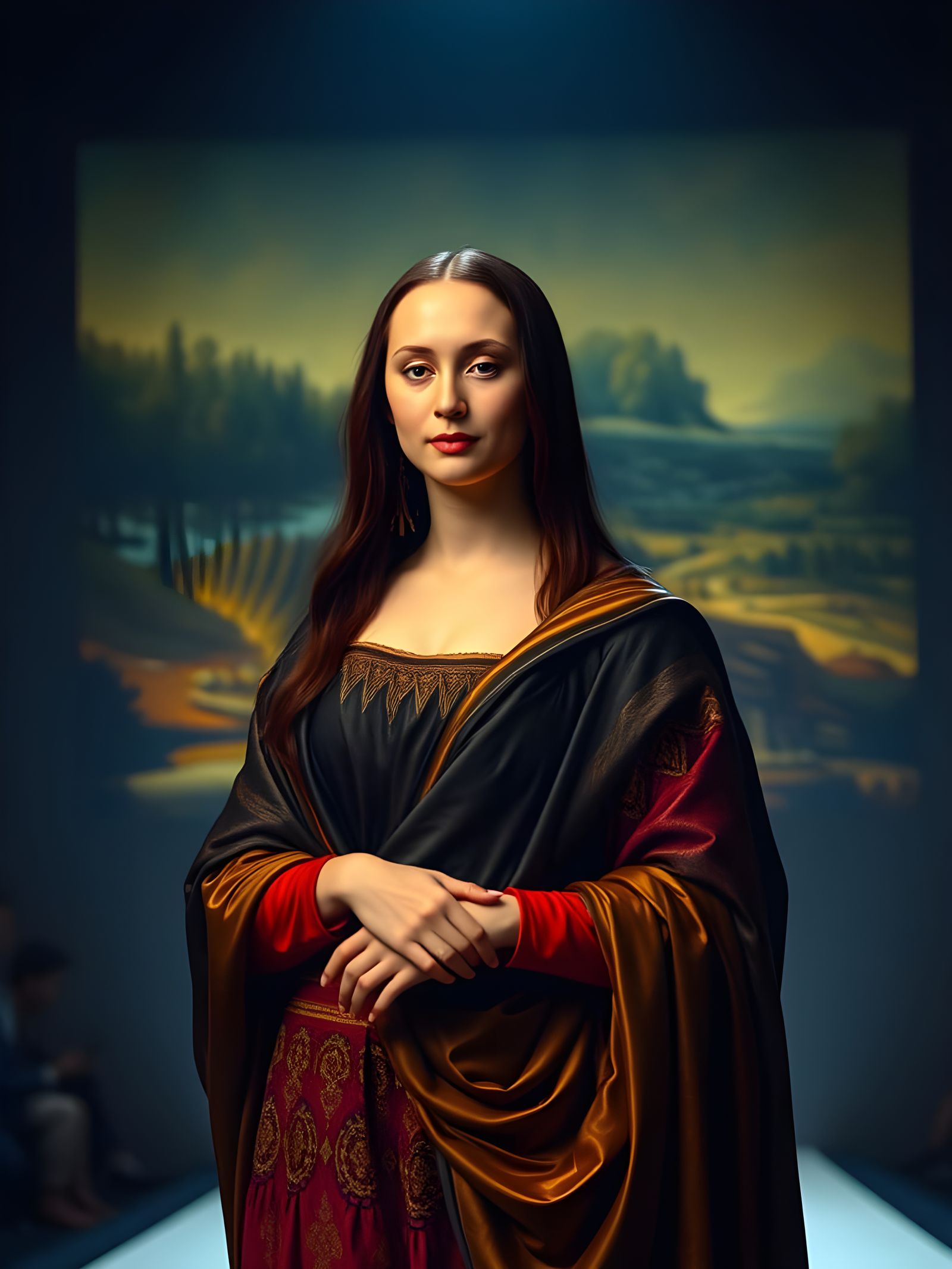 Hyperrealistic Supermodel in Cinematic Fashion Photography