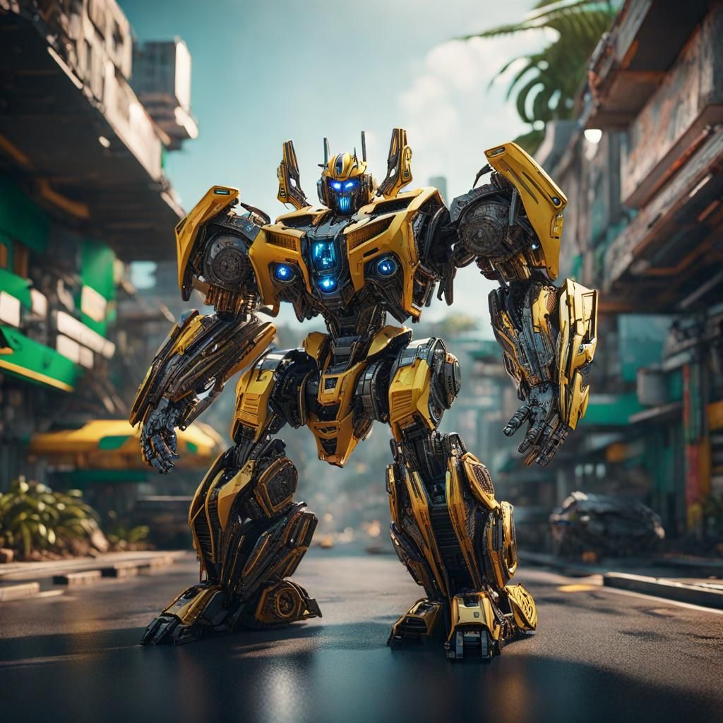 Jamaica as Transformer: Sci-Fi Mech in Unreal Engine