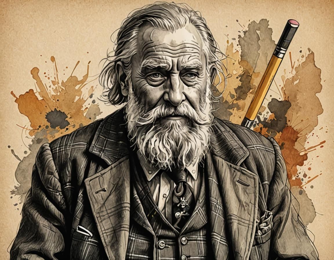 Stabbed in the back by the artist