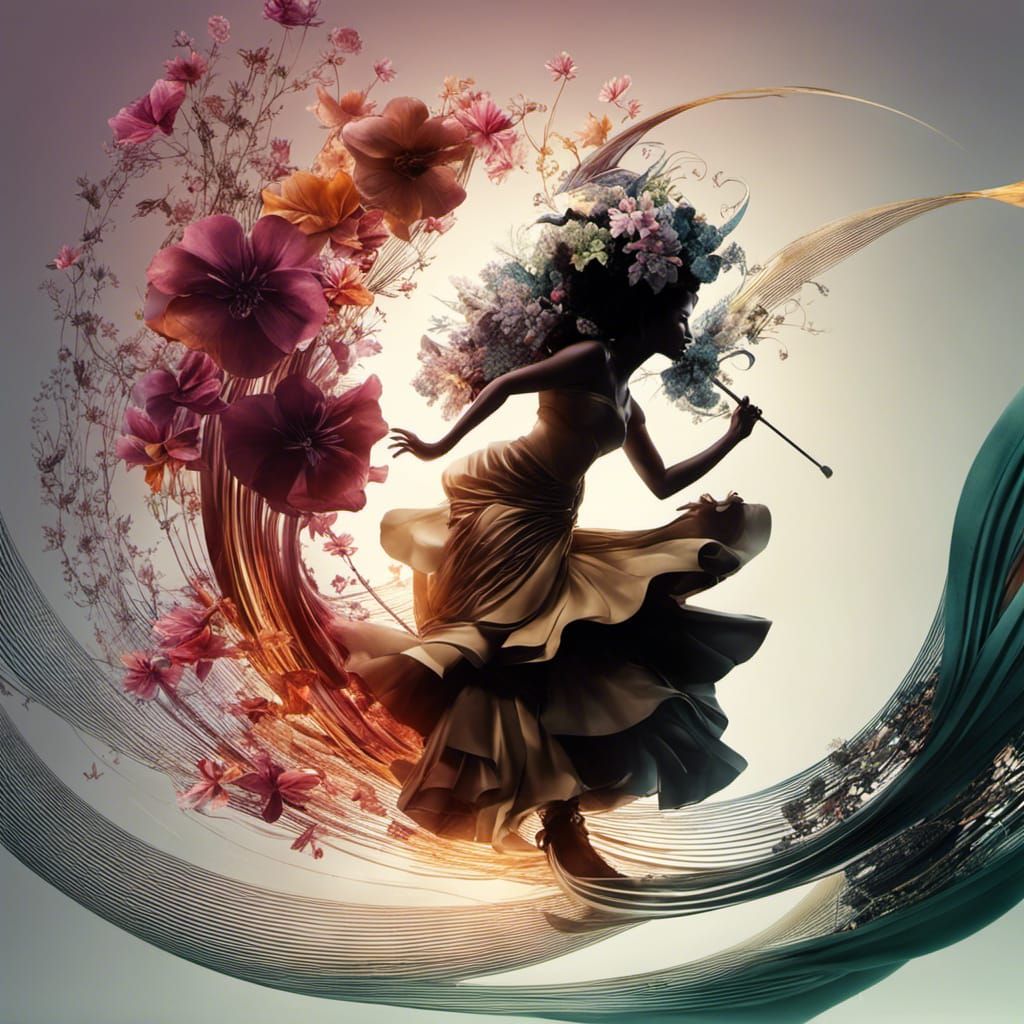 Fantastic Floral Oddities: Hypervivid Abstract Art