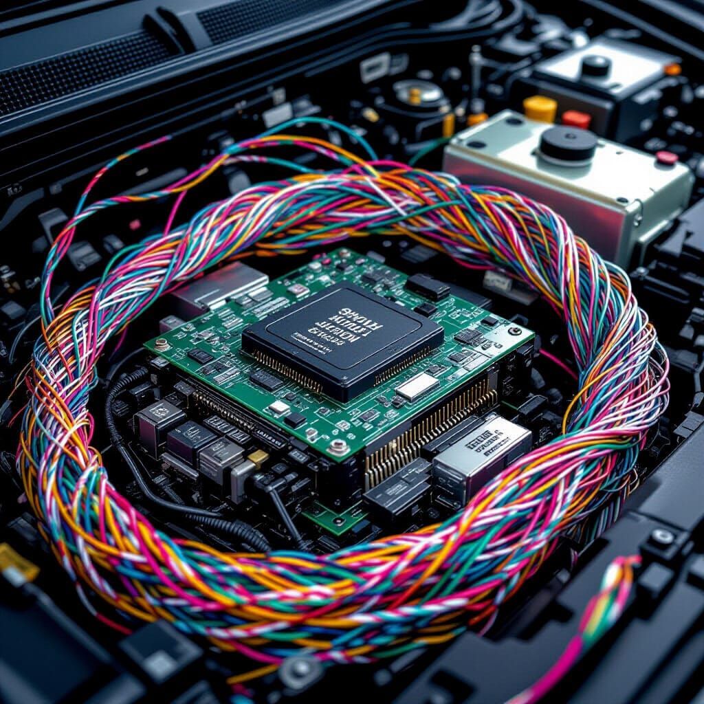 Inside Car Electronics: Twisted Precious Metal Wires