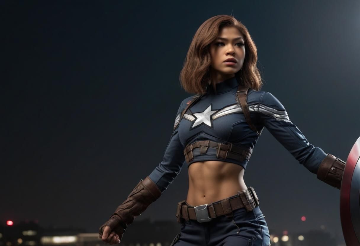 Zendaya as female Captain America