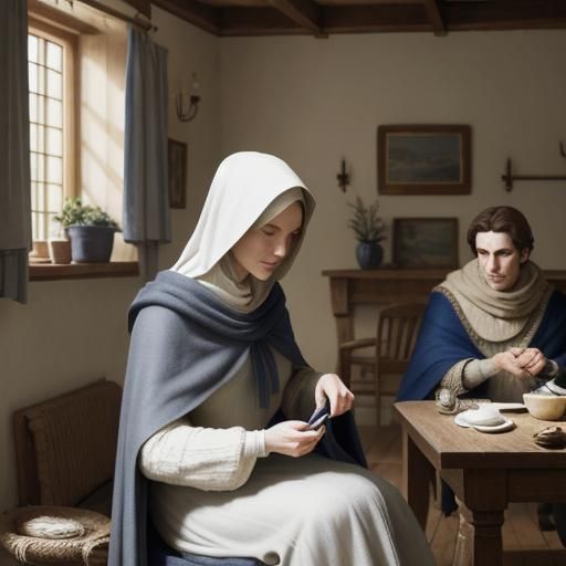 Mary and Joseph at Home